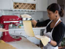 Cooking Class - Romantic Italian Date Night in Manhattan: making pasta using pasta machine