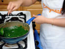 Cooking Class - Vegetarian Indian Basics in Boston Proper: making saag paneer
