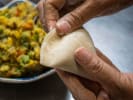 Team Building Cooking Class - Spice-Up Teamwork With Indian Cuisine in DC: making samosas