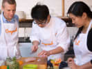 Team Building Cooking Class - Friendly Sushi Rolling Challenge in Austin: making sushi together
