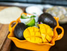 Couple's Cooking Class - Sabor Latino: Coconut Shrimp Tacos for 2: mangoes and avocados