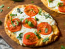 Cooking Class - Pizza and Flatbreads Galore in Chicago: margherita flatbread with tomatoes and mozzarella with basil