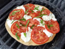 Cooking Class - Grilled Pizzas in West Los Angeles: margherita pizza on the grill