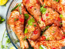 Cooking Class - Dining in Portugal in Manhattan: marinating chicken