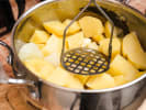 Cooking Class - A Quaint Brasserie - Date Night in Northern Virginia: mashing potatos