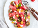 Cooking Class - Intro to Sous Vide Cooking: melon and tomato salad with feta and mint