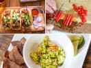 Team Building Cooking Class - Handcrafted Mexican Street Tacos in DC: mexican chicken street tacos with guacamole and fresh tomatoes