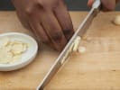 Cooking Class - Intro to Filipino Food: mincing garlic