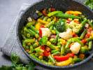 Cooking Class - Modern Asian Comfort Food in Austin: miso buttered vegetables