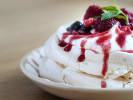 Cooking Class - Light and Healthy in Cincinnati: mixed berry pavlova
