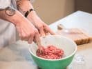 Cooking Class - A Mediterranean Mélange in Nashville: mixing meatballs