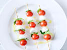 Cooking Class - Italian Pasta Making for Kids: mozarella tomato basil skewers