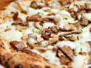 Cooking Class - Hand-Kneaded Homemade Pizza in Toronto: mushroom and cheese pizza with herbs