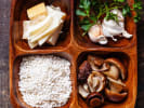 Online Team Building Cooking Class - Wild Mushroom Risotto: mushroom risotto ingredients