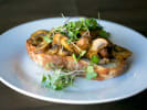 Cooking Class - Vegan French Cooking in South Bay Los Angeles: mushroom toast
