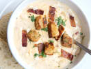 Online Couples Cooking Class - Handmaid's Tale-Inspired Recipes: new england fisherman's chowder with bacon and cod
