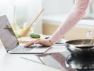 Online Cooking Class - Pantry Paella: person taking an online cooking class