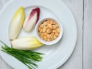 Online Couples Cooking Class - Upscale Fried Chicken: endives and almonds