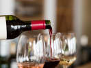 Virtual Wine Tasting - Wine 101: Red, White and Rosé: pouring red wine, rose wine, and white wine in to glasses