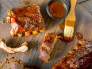 Cooking Class - Dad's Signature BBQ Sauce Cookout: oven smoked ribs with homemade bbq sauce