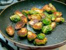 Cooking Class - Roasted Chicken Dinner in Queens: pan roasted brussels sprouts
