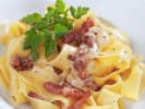 Cooking Class - An Italian Date Night in Mid-City Area: pappardelle carbonara