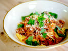 Cooking Class - Italian-Inspired Favorites: pappardelle pasta with italian sausage bolognese