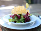 Cooking Class - Italian Night in California in East Bay: parmesan fricco on salad