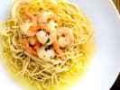 Cooking Class - French and Italian Dinner: pasta and shrimp with white wine butter sauce