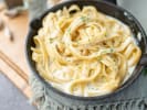 Team Building Cooking Class - Pasta Crafting Fun in Downtown Chicago: pasta fettuccini Alfredo