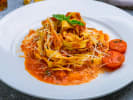 Cooking Class - Traditional Pasta-Making in Downtown Chicago: pasta with Marinara sauce and a bit of beef