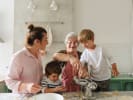 Cooking Class - Italian Pasta Night - Family Fun in Dallas: pasta making together
