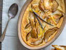 Online Couples Cooking Class - Parisian Date Night: pear Clafoutis