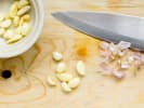 Cooking Class - Contemporary Vegetarian: peeled garlic