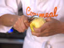 Cooking Class - A Parisian Meal in San Francisco: peeling apples