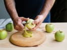 Cooking Class - Favorite Fall Flavors in Manhattan: peeling apples