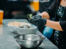 Cooking Class - Mexican Fiesta Dinner Night in Manhattan: peeling avocado