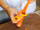 Cooking Class - Crafting New American Delights: peeling carrots