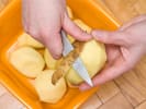 Cooking Class - Spanish-Portuguese Culinary Delights in Manhattan: peeling potatos