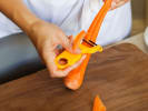 Cooking Class - Hearty French Dishes From Scratch in Naperville: peeling carrots