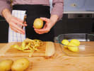 Cooking Class - Elegant East Coast Brunch in Northern Virginia: peeling potatoes