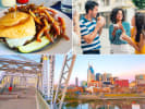 Food Tour - Favorite Eats in South Nashville in Nashville: people eating burgers in nashville south