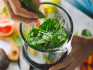 Online Cooking Class - Plant-Powered Summer Olympics: person making a smoothie