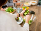 Team Building Cooking Class - The Best Guacamole Competition: person making guacamole during a team building experience