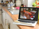 Online Cooking Class - Fermentation 101: Kimchi and Sauerkraut: person peeling a carrot during an online cooking class