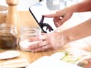 Online Cooking Class - Pumpkins Four Ways: person taking a cooking class on a tablet