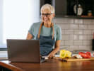 Online Cooking Class - Seasonal Sponge Cake: person taking an online cooking class