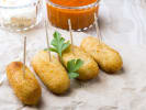 Cooking Class - Southern Style Farmhouse Feast in Austin: pimiento cheese Croquettes