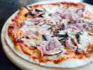 Cooking Class - Homemade Pizza and Italian Classics: pizza with ham toppings