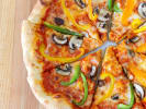 Online Pizza Making Class - MPPOM - Neapolitan-Style Pizza [Private Event]: pizza with mushrooms and peppers